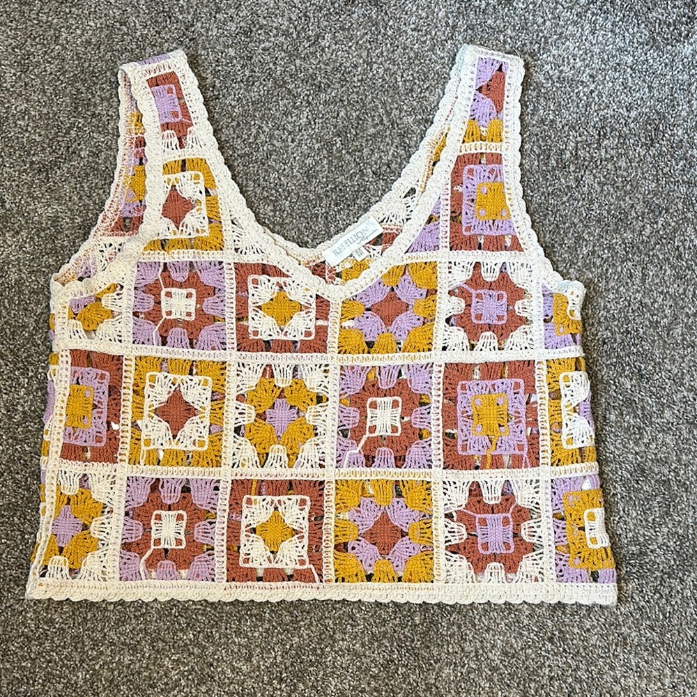 Knitted Colorful Tank